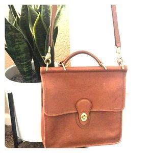 Coach Leather Messenger Bag